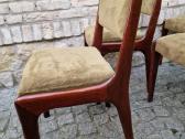 Vintažinės mid century raudonmedžio kėdės - nuotraukos Nr. 7