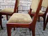 Vintažinės mid century raudonmedžio kėdės - nuotraukos Nr. 8