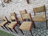 Vintažinės mid century raudonmedžio kėdės - nuotraukos Nr. 10