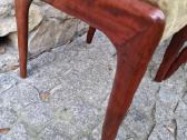 Vintažinės mid century raudonmedžio kėdės - nuotraukos Nr. 11