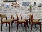 Vintažinės mid century raudonmedžio kėdės - nuotraukos Nr. 12