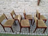 Vintažinės mid century raudonmedžio kėdės - nuotraukos Nr. 13