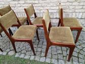 Vintažinės mid century raudonmedžio kėdės - nuotraukos Nr. 14