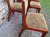 Vintažinės mid century raudonmedžio kėdės - nuotraukos Nr. 16