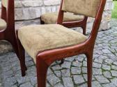 Vintažinės mid century raudonmedžio kėdės - nuotraukos Nr. 18