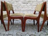 Vintažinės mid century raudonmedžio kėdės - nuotraukos Nr. 21