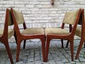Vintažinės mid century raudonmedžio kėdės - nuotraukos Nr. 22