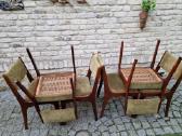 Vintažinės mid century raudonmedžio kėdės - nuotraukos Nr. 28