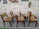 Vintažinės mid century raudonmedžio kėdės - nuotraukos Nr. 32