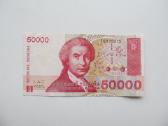 50 000 dinaru , Kroatija , 1993