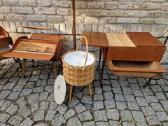 Vintažiniai rankdarbių staliukai ir dėžutės - nuotraukos Nr. 18