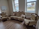 Svetainės sofa ir du foteliai - nuotraukos Nr. 4
