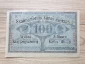 1916 Vokietija Ost Lietuva Lenkija 100 Mark - nuotraukos Nr. 2