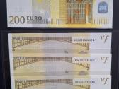 2002 m. 200 Eurų banknotai - nuotraukos Nr. 3