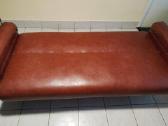 Odinė sofa lova - nuotraukos Nr. 7