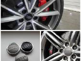 Audi juodi blizgus ziedai , emblemos , S-line. - nuotraukos Nr. 2