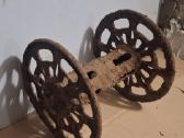 Wehrmachto ryšių kabelio ritė