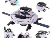 Konstruktorius robotas žaislas skraidanti lėkštė
