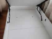 Viengulė lova Rustik White su čiužiniu - nuotraukos Nr. 4