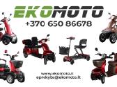 Elektriniai Ekomoto keturračiai skuteriai