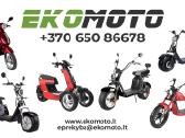 Elektriniai Ekomoto mopedai 1000w - 4000w Eec