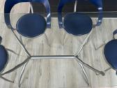 Itališkas Calligaris svetainės stalas ir kėdės - nuotraukos Nr. 2