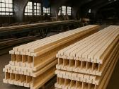 Medinės I-beam dvitėjės sijos