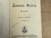 Žemaitės raštai. II tomas. 1925 m