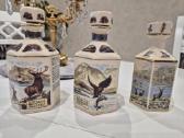 Kolekciniai porceluano buteliukai Škotų viskio