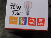 LED A60 E27 9,5w = 75w 1055lm 2700k Filament Cri97 - nuotraukos Nr. 7