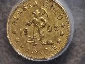 1909 Alaska Yukon Pacific Expo 1/2 Dwt Gold Piece - nuotraukos Nr. 9