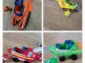 Didelios Paw patrol 4 vandens mašinos