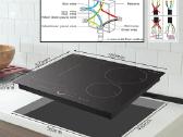 Indukcinė kaitlentė Karinear su Flexi Zone 60cm - nuotraukos Nr. 6