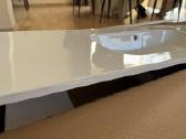 Naujas 120x46 cm Keraminis baltas praustuvas Elide - nuotraukos Nr. 2