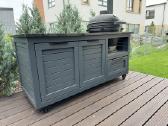 Kamado grill stalai. Metalas, granitas, ąžuolas - nuotraukos Nr. 9