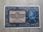 100 markių lenkiškų 1919 metų