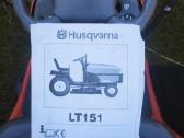 Sodo traktoriukas Husqvarna Lt 151 - nuotraukos Nr. 17
