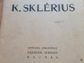 1938 m.leidinys apie dailininką Kajetoną Sklėrių