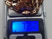 Apynaujis Pitonas auksine grandinele 73,5gr - nuotraukos Nr. 9