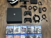Playstation 4 Pro,black,1tb/7216b/2pultai/10žaidim