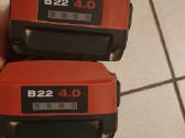 Hilti baterijos