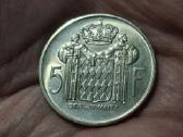 Monakas 5 frankai 1960 sidabras