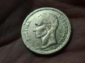Venesuela 1 bolivaras 1960 sidabras - nuotraukos Nr. 2