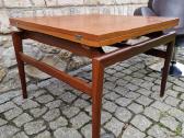 Vintažinis mid century tikmedžio kavos staliukas - nuotraukos Nr. 3