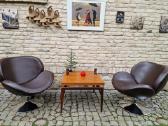 Vintažinis mid century tikmedžio kavos staliukas - nuotraukos Nr. 22