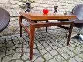 Vintažinis mid century tikmedžio kavos staliukas - nuotraukos Nr. 19