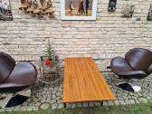 Vintažinis mid century tikmedžio kavos staliukas - nuotraukos Nr. 35