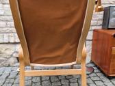 Vintažinis mid century autorinis odinis fotelis - nuotraukos Nr. 14