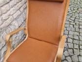 Vintažinis mid century autorinis odinis fotelis - nuotraukos Nr. 22