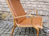 Vintažinis mid century autorinis odinis fotelis - nuotraukos Nr. 25